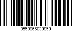 Código de barras (EAN, GTIN, SKU, ISBN): '3559966039953'