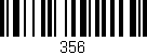 Código de barras (EAN, GTIN, SKU, ISBN): '356'