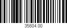 Código de barras (EAN, GTIN, SKU, ISBN): '35604.00'