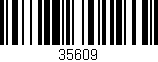 Código de barras (EAN, GTIN, SKU, ISBN): '35609'