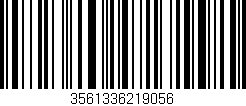 Código de barras (EAN, GTIN, SKU, ISBN): '3561336219056'
