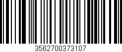 Código de barras (EAN, GTIN, SKU, ISBN): '3562700373107'