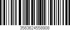 Código de barras (EAN, GTIN, SKU, ISBN): '3563624558908'