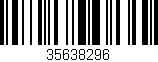 Código de barras (EAN, GTIN, SKU, ISBN): '35638296'