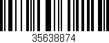 Código de barras (EAN, GTIN, SKU, ISBN): '35638874'