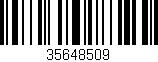 Código de barras (EAN, GTIN, SKU, ISBN): '35648509'