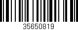 Código de barras (EAN, GTIN, SKU, ISBN): '35650819'