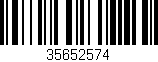 Código de barras (EAN, GTIN, SKU, ISBN): '35652574'