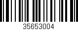Código de barras (EAN, GTIN, SKU, ISBN): '35653004'