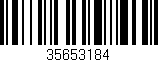 Código de barras (EAN, GTIN, SKU, ISBN): '35653184'