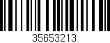 Código de barras (EAN, GTIN, SKU, ISBN): '35653213'