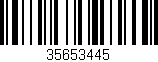 Código de barras (EAN, GTIN, SKU, ISBN): '35653445'