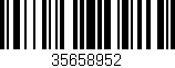 Código de barras (EAN, GTIN, SKU, ISBN): '35658952'