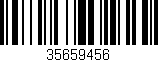 Código de barras (EAN, GTIN, SKU, ISBN): '35659456'