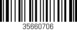 Código de barras (EAN, GTIN, SKU, ISBN): '35660706'