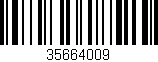 Código de barras (EAN, GTIN, SKU, ISBN): '35664009'