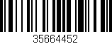 Código de barras (EAN, GTIN, SKU, ISBN): '35664452'