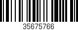 Código de barras (EAN, GTIN, SKU, ISBN): '35675766'