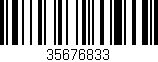 Código de barras (EAN, GTIN, SKU, ISBN): '35676833'