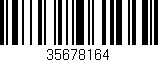 Código de barras (EAN, GTIN, SKU, ISBN): '35678164'