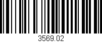 Código de barras (EAN, GTIN, SKU, ISBN): '3569.02'
