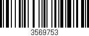 Código de barras (EAN, GTIN, SKU, ISBN): '3569753'