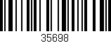 Código de barras (EAN, GTIN, SKU, ISBN): '35698'