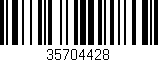 Código de barras (EAN, GTIN, SKU, ISBN): '35704428'