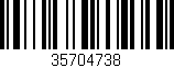 Código de barras (EAN, GTIN, SKU, ISBN): '35704738'
