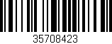 Código de barras (EAN, GTIN, SKU, ISBN): '35708423'