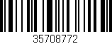 Código de barras (EAN, GTIN, SKU, ISBN): '35708772'