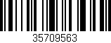 Código de barras (EAN, GTIN, SKU, ISBN): '35709563'