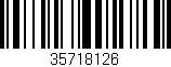 Código de barras (EAN, GTIN, SKU, ISBN): '35718126'