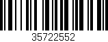 Código de barras (EAN, GTIN, SKU, ISBN): '35722552'
