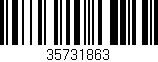 Código de barras (EAN, GTIN, SKU, ISBN): '35731863'
