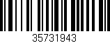 Código de barras (EAN, GTIN, SKU, ISBN): '35731943'