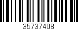 Código de barras (EAN, GTIN, SKU, ISBN): '35737408'