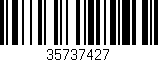 Código de barras (EAN, GTIN, SKU, ISBN): '35737427'