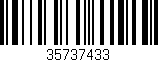 Código de barras (EAN, GTIN, SKU, ISBN): '35737433'