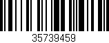 Código de barras (EAN, GTIN, SKU, ISBN): '35739459'