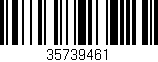 Código de barras (EAN, GTIN, SKU, ISBN): '35739461'