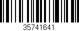 Código de barras (EAN, GTIN, SKU, ISBN): '35741641'