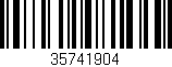 Código de barras (EAN, GTIN, SKU, ISBN): '35741904'