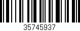Código de barras (EAN, GTIN, SKU, ISBN): '35745937'