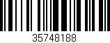 Código de barras (EAN, GTIN, SKU, ISBN): '35748188'