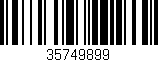 Código de barras (EAN, GTIN, SKU, ISBN): '35749899'