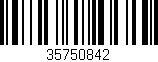 Código de barras (EAN, GTIN, SKU, ISBN): '35750842'