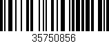 Código de barras (EAN, GTIN, SKU, ISBN): '35750856'