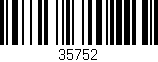 Código de barras (EAN, GTIN, SKU, ISBN): '35752'
