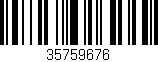 Código de barras (EAN, GTIN, SKU, ISBN): '35759676'